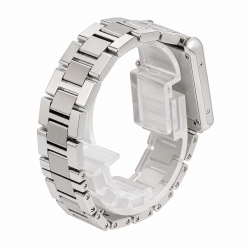 Cartier Tank Solo Small W5200013 White Dial Stainless Steel Watc